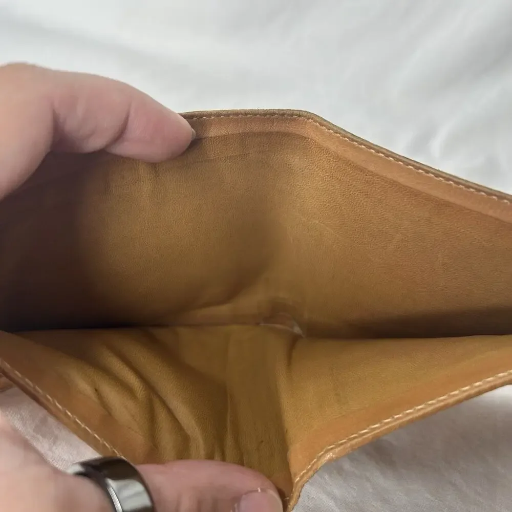 Vintage Gucci Light Brown Leather Bi-Fold Wallet Men’s